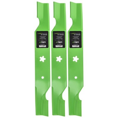 LawnRAZOR Deck Blade Set for Poulan Pro 541ZX PBGT26H54 PB26H54YT 3-Pack