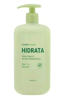 Aloe Vera  600 ml - Körperlotion - Aloe Vera mit Hyaluronsäure - Deliplus