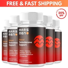 New Mars Men Capsules - MarsMen for Men Health Capsules - 300 Capsules 5 Pack