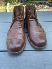 Rare Will Leather Goods - Tecovas-Like Men's Leather Chukka Boots - Brown  9.5 D