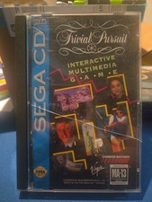 Trivial Pursuit (Sega CD, 1993) CIB Complete With Manual & Registration