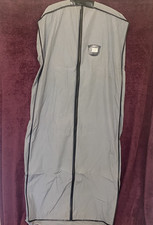 Double Zipper Gray Hanging Garment Bag