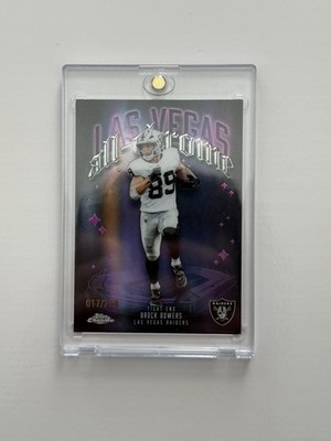 2025 Topps Chrome Brock Bowers #ACT-10 All Chrome Raiders /250