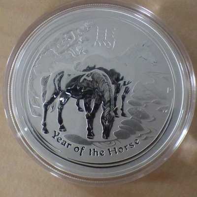 Australia 1$ Lunar 2 Year of the Horse 2014 silver 99.9% 1 oz (within a capsule) - Photo 1/4