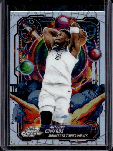 2025 Topps Cosmic Chrome Anthony Edwards Refractor (RAW)