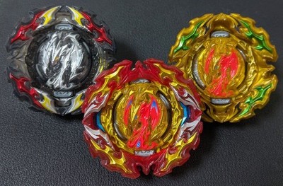 Beyblade Burst Prominence Phoenix 3 Types Set Used