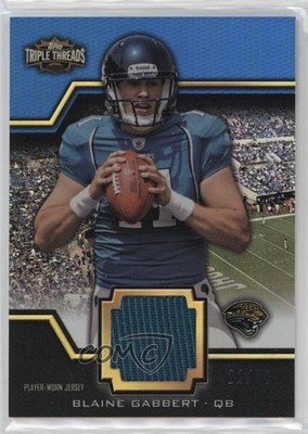 2011 Topps Triple Threads Unity Relics 21/36 Blaine Gabbert Rookie RC 06yt