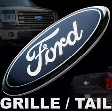 7 Inch Blue Oval Emblem Badge F-series Trucks Ranger Bronco For Ford