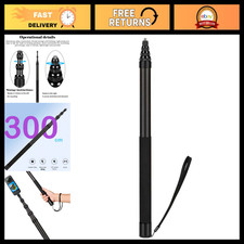 118" Carbon Fiber Selfie Stick - 9.8ft Extendable Pole for Insta360  GoPro Came