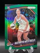 Kathryn Westbeld 2025 Panini Prizm WNBA Rookie Green Prizm #29 RC Mercury