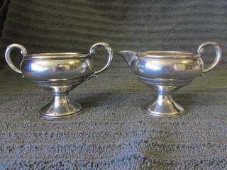 Sterling Silver Mueck Cary Cream and Sugar Bowls #3277