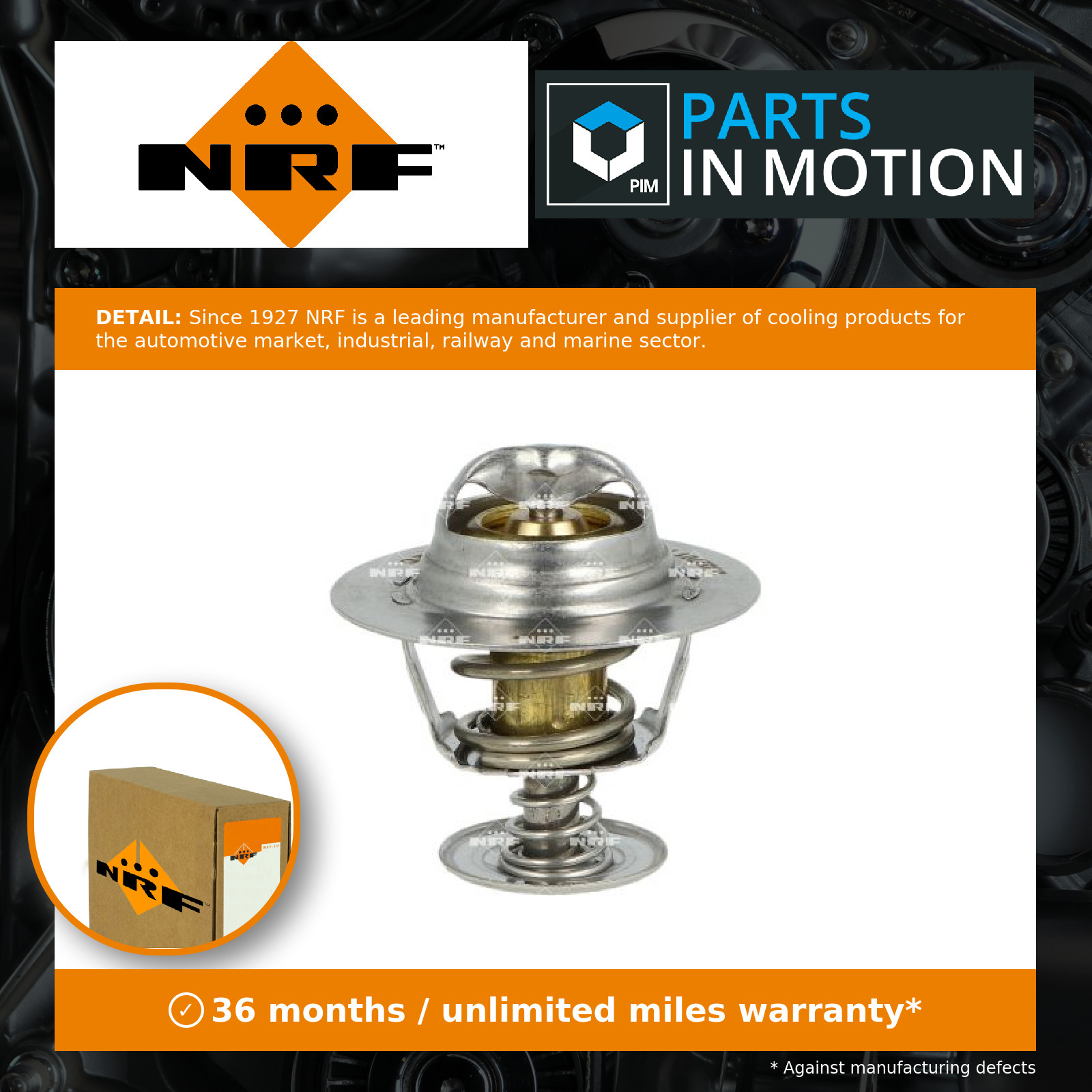 Coolant Thermostat 725454 NRF 134090 9467538980 1098228 1765657 1812482 Quality