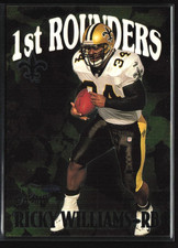 1999 Flair Showcase - 1st Rounders Ricky Williams RC #8FR