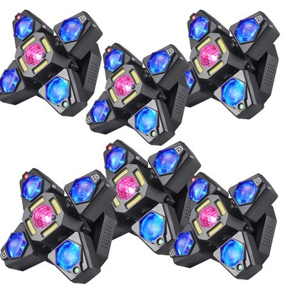 4 Arms Bee Eye 4IN1 RGBW 150W Moving Head Light Beam DMX Stage Light Disco Party