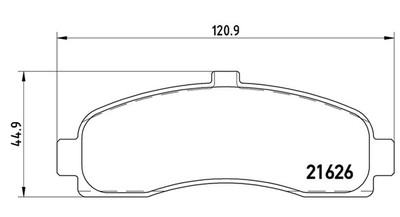 363700456031 MAGNETI MARELLI Bremsbelagsatz, Scheibenbremse für NISSAN