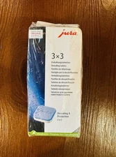 Jura Decalcifying/Descaling Tablets 9 tablets Expresso Coffee Machine Cleaner