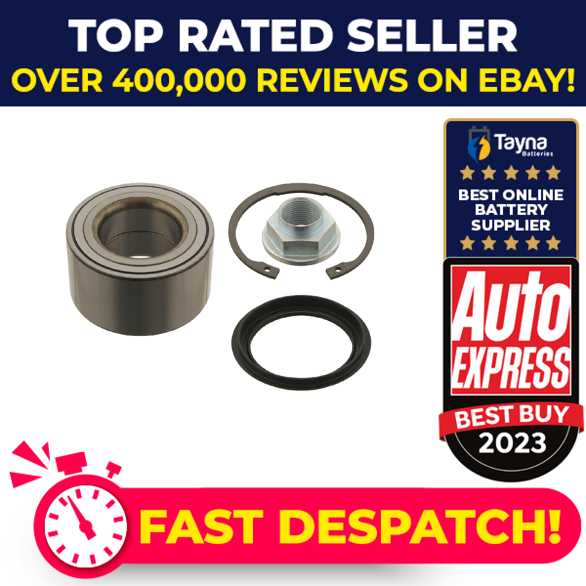 Wheel Bearing Kit fits MAZDA PREMACY CP Front 1.8 1.9 2.0 2.0D 99 to 05 Febi New