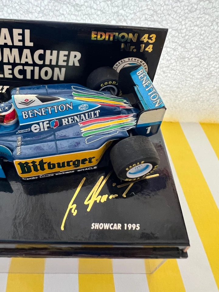 M. Schumacher BENETTON Renault  B194/95 -Pauls Model Art 1:43.Edition  43 Nr 14 - Bild 4 von 4