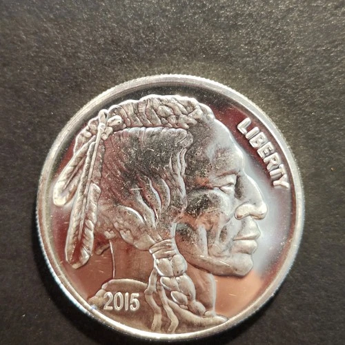 1-oz Buffalo .999 Fine Silver Round 2015