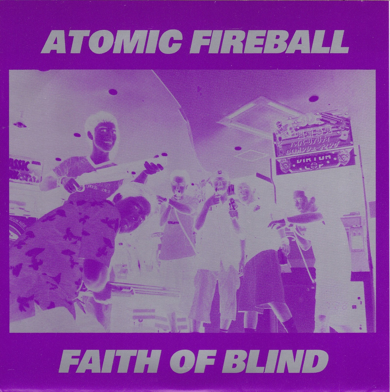 Atomic Fireball / Faith Of Blind (Purple Vinyl Split 7", 1996 Super 8 P/S) NM/NM