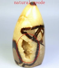 Natural Dragon Septarian Calcite Geode QUARTZ Crystal Free-form Stone Healing