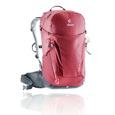 deuter red backpack