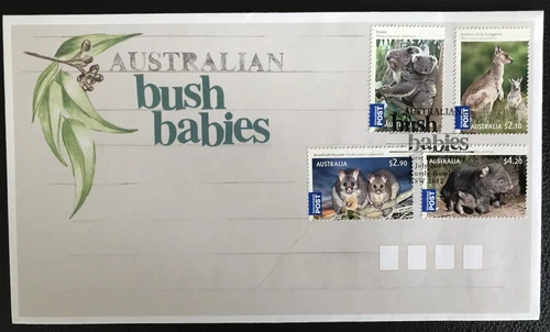 AUSTRALIA  - 2009 AUSTRALIAN BUSH BABIES FIRST DAY COVER SG 3218-21