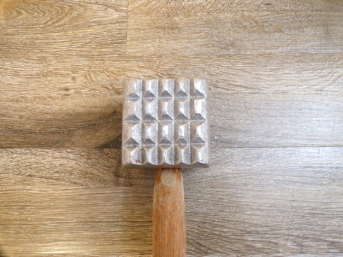 Four Side 9-1/4" Mallet Meat Tenderizer Hammer 1 Lbs Aluminum Kitchen Pounder - Afbeelding 9 van 11