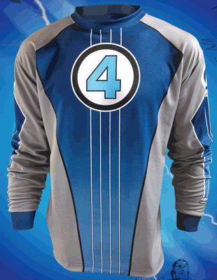 FANTASTIC FOUR BMX SHIRT, Marvel Comics, Pure Hero, Long Sleeve