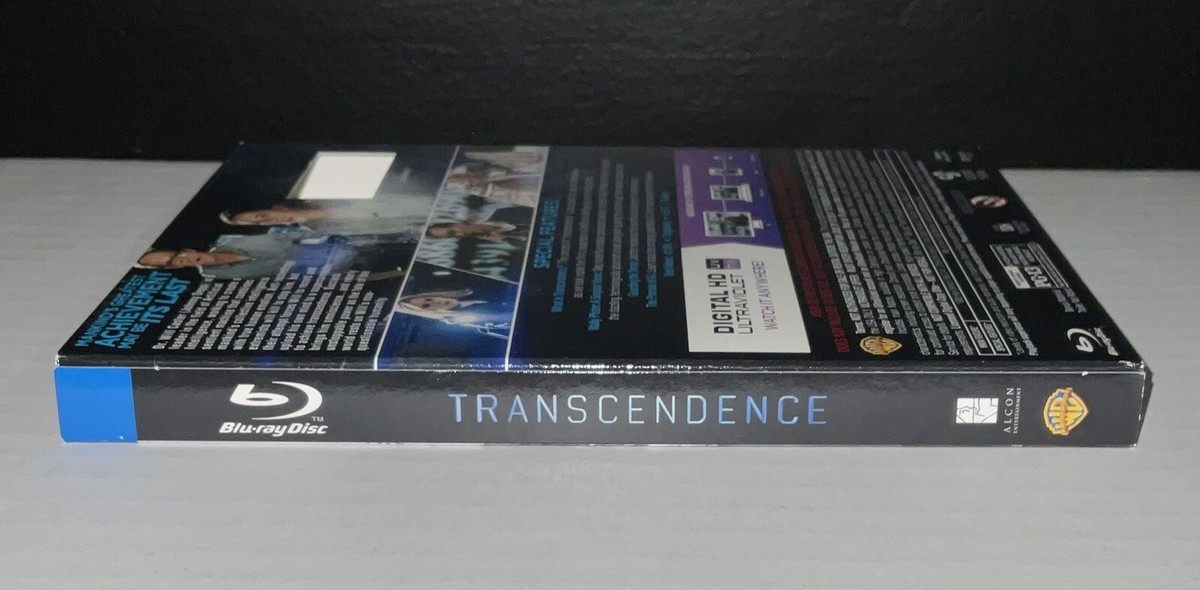 Transcendence Blu-ray & Slipcover No Digital Code NM Ships Free | eBay