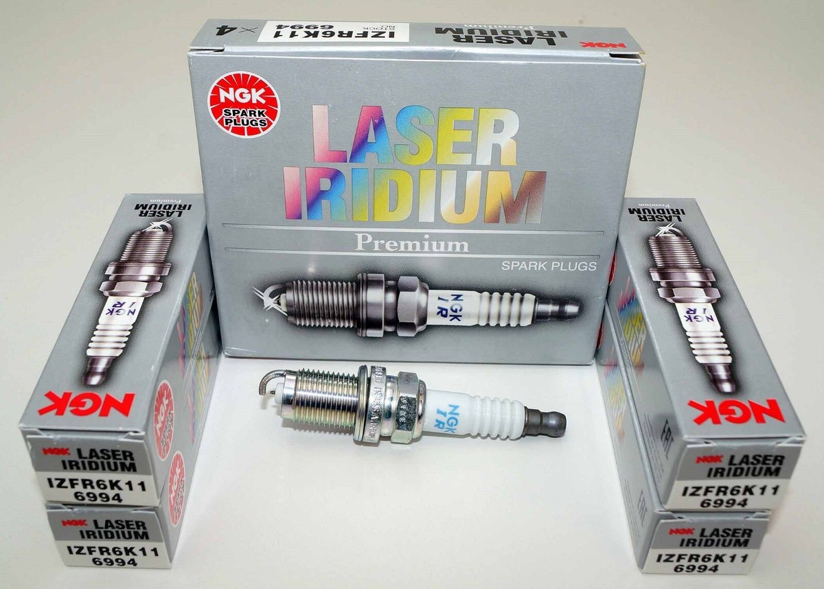 Set of 4 Genuine NGK 6994 Spark Plugs - Laser Iridium