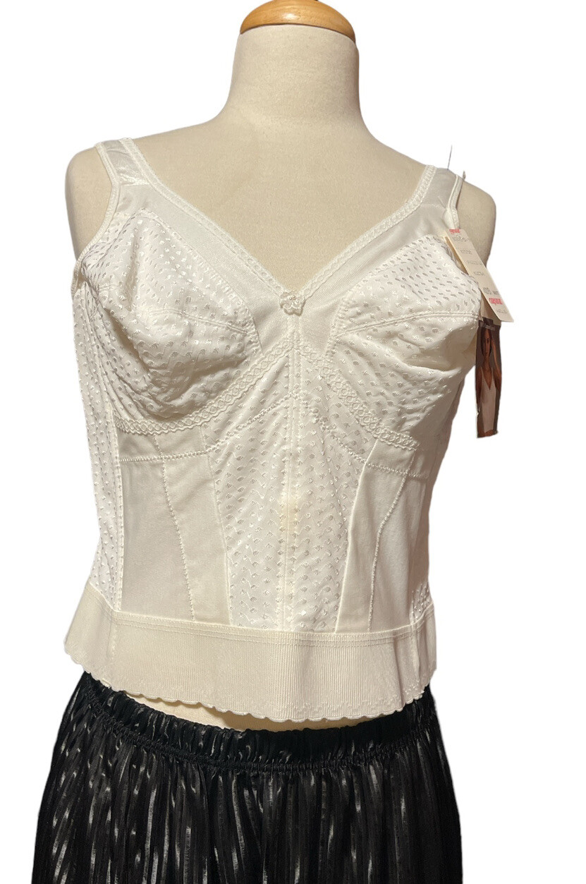 Vintage Carnival Girdle bra Size 40b union made usa Gem