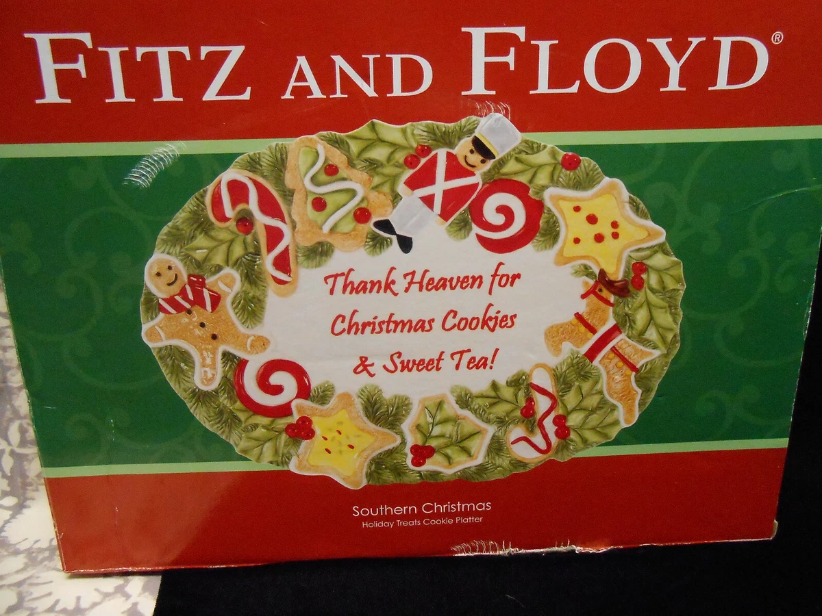 Fitz and top floyd christmas platter