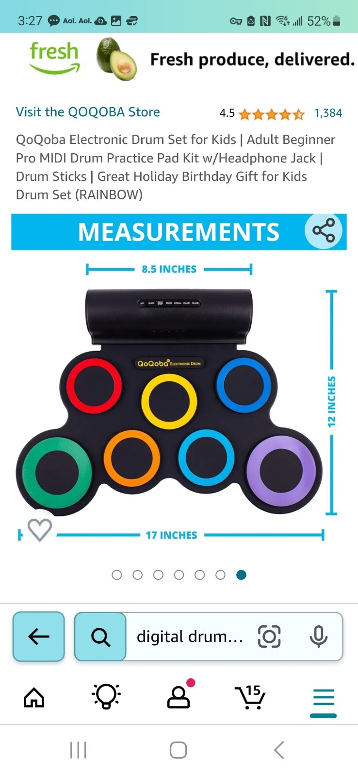 QOQOBA electric drum set, VERY RARELY USED eBay