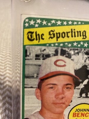 1969 JOHNNY BENCH TOPPS THE SPORTING NEWS ALL-STARS All #430
