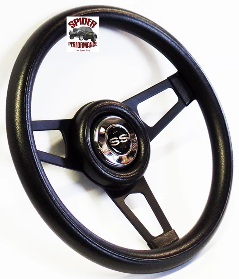 1967-1968 Chevrolet SS black steering wheel 13 3/4" GT SPORT II - Image 2 of 4