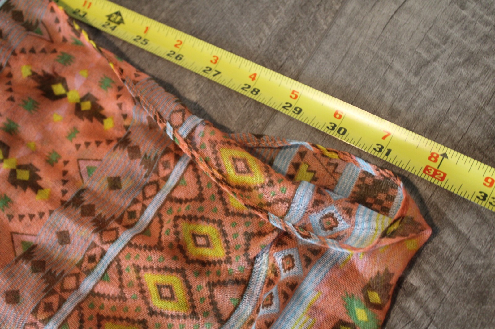 Lightweight Infinity Accent Scarf Southwestern 64… - image 5