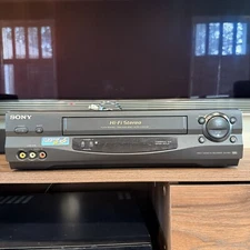 Sony SLV-N55 Hi-Fi Stereo 4-Head VCR VHS Player Recorder As-Is REPAIR No Remote