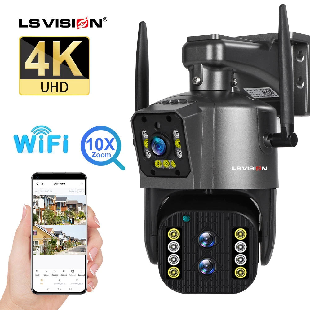 Wireless ptz ip camera with 10x optical zoom 2025