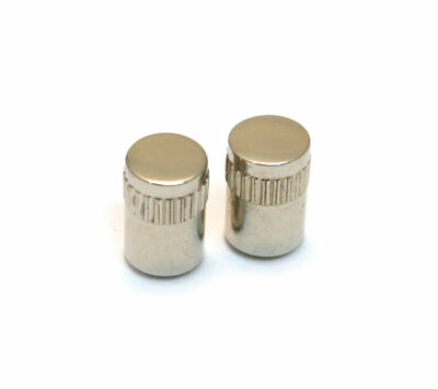 (2) Genuine Gretsch NICKEL Guitar/Bass Standard Thread Vintage Switch Tips