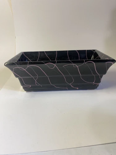 Vintage Hull Imperial F9 USA Art Pottery Ceramic Planter USA black
