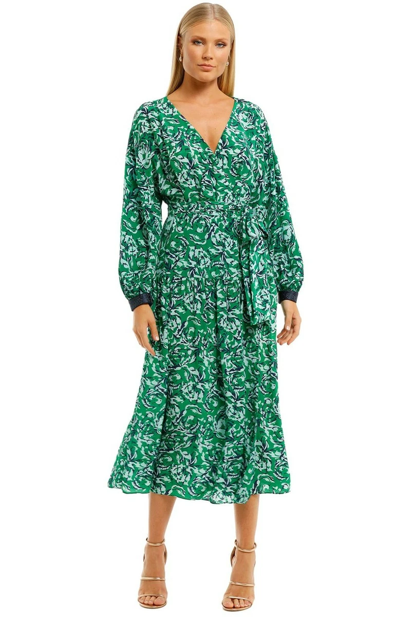 Silk Green Wrap Dresses for sale | Shop with Afterpay | eBay Australia