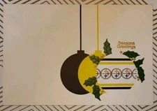 1981 Pittsburgh Steelers Football Christmas Holiday Greeting Card NFL RARE