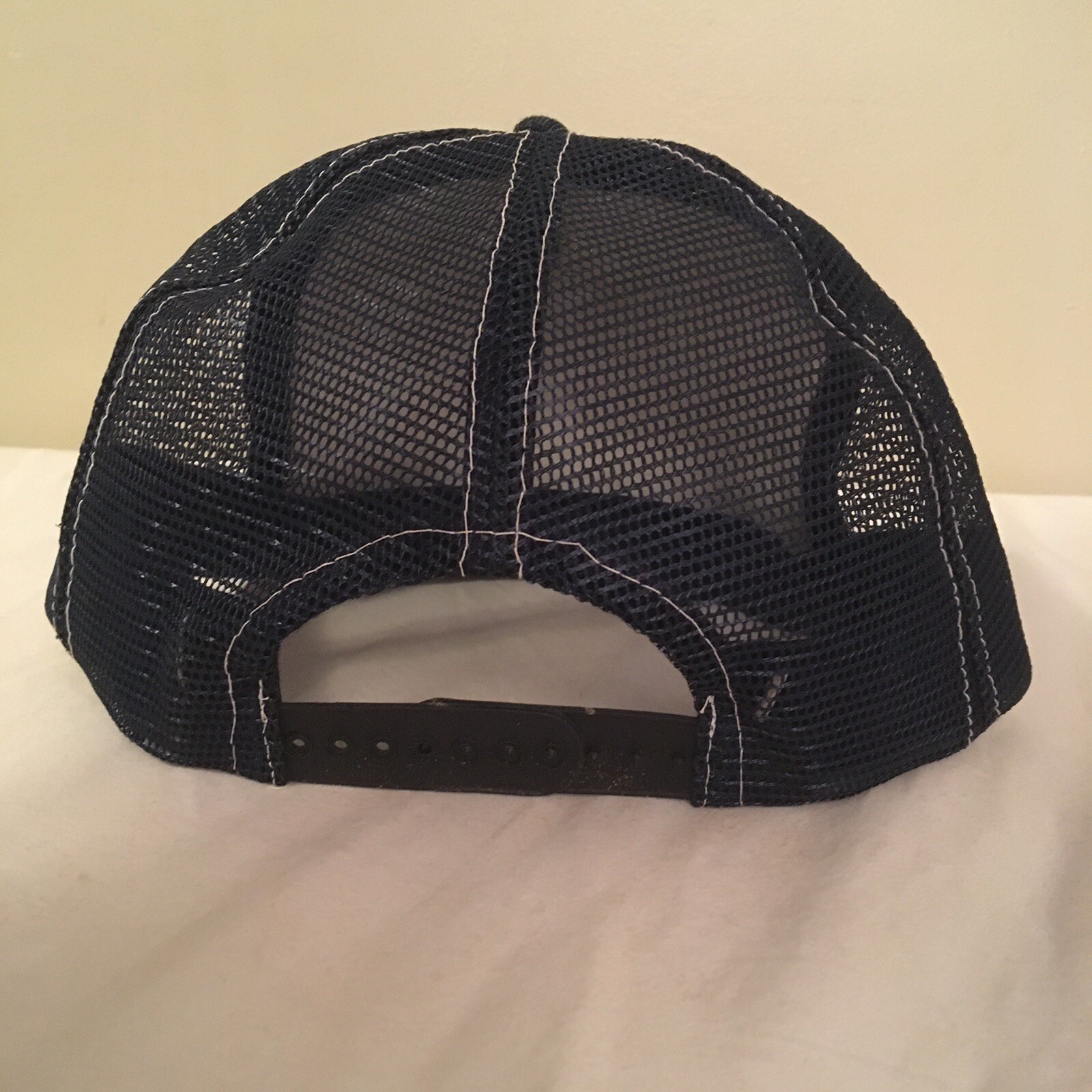 Vtg Cranetronics inc Hat Construction Snapback Bl… - image 5