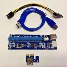 USB 3.0 PCE164P-N03 VER 006C 1x TO 16x Extender Riser Card Adapter BTC Cable