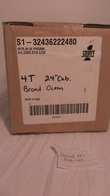 Source 1 S1-32436222480 BLOWER MOTOR,PROGRAMMABLE,3/4,230V,STD ECM