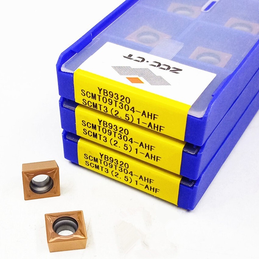 10pcs SCMT09T304-AHF YB9320 SCMT32.51 ZCC.CT CNC blade Carbide