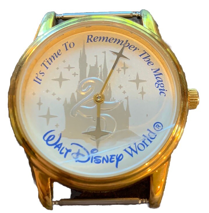 Walt Disney World 25th Anniversary Watch Face, New Needs Band