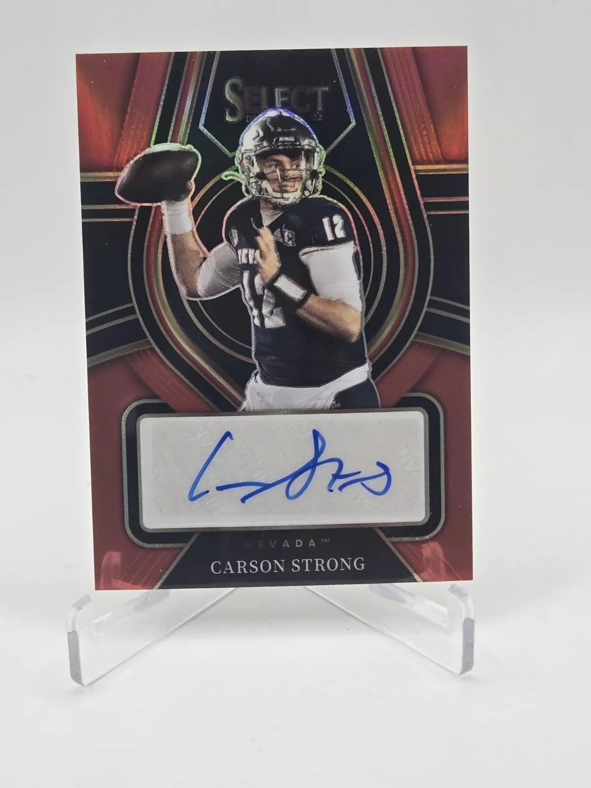Carson Strong trading card