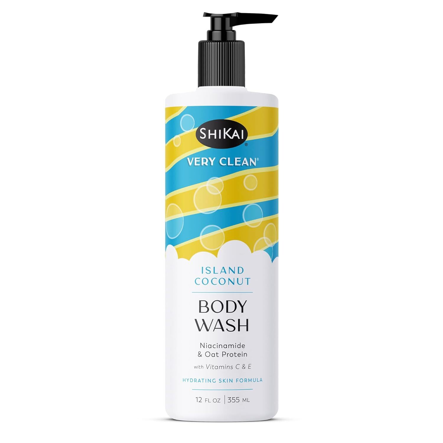 Средство для мытья тела Shikai Very Clean с кокосовым орехом Island Coconut 1 по 12 унций